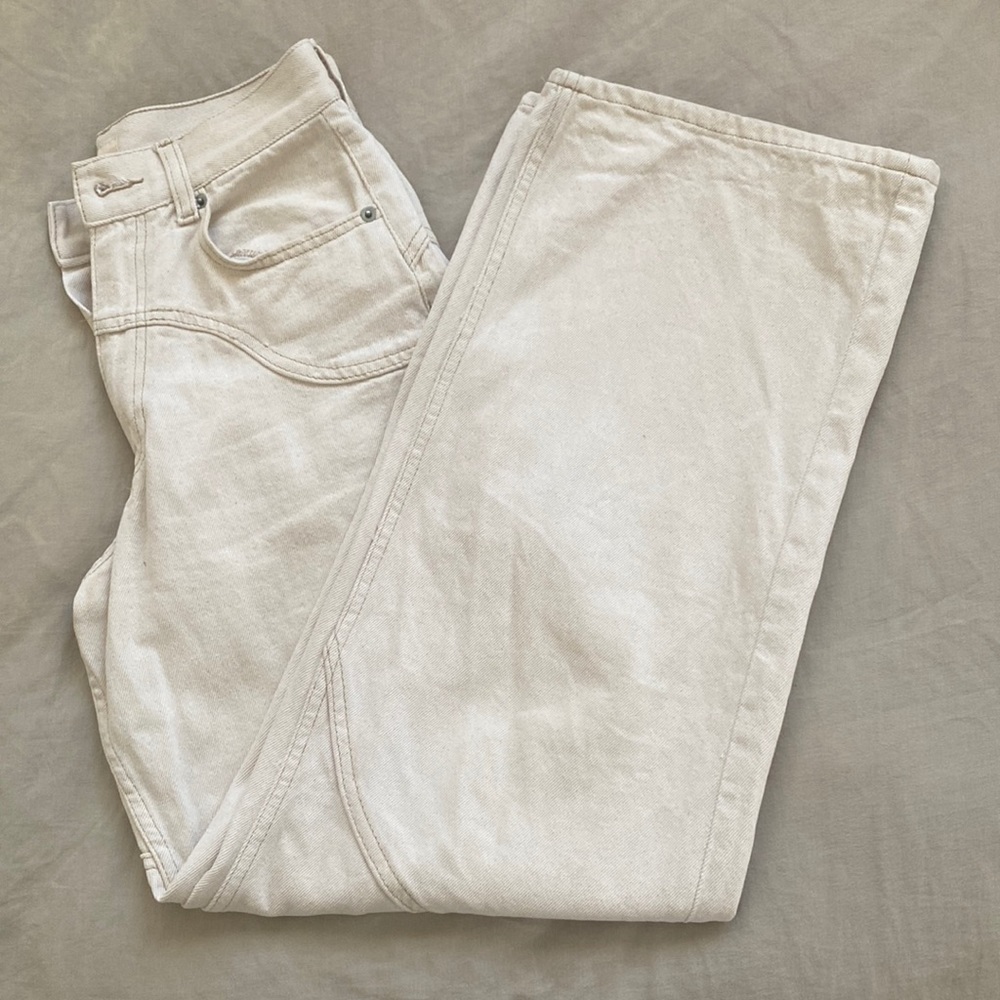 H&M Women's Wide Leg Carpenter Jeans Size US 4